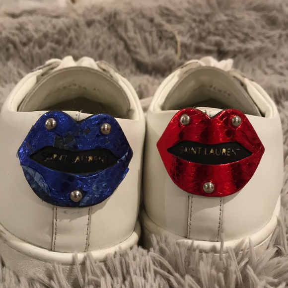 Saint Laurent barely used white sneakers - Picture 3 of 3